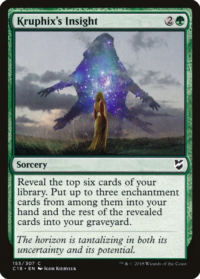 Image for Kruphix's Insight (Commander 2018) (155) - Magic: The Gathering