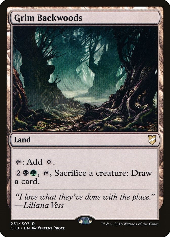 Image for Grim Backwoods (Commander 2018) (251) - Magic: The Gathering