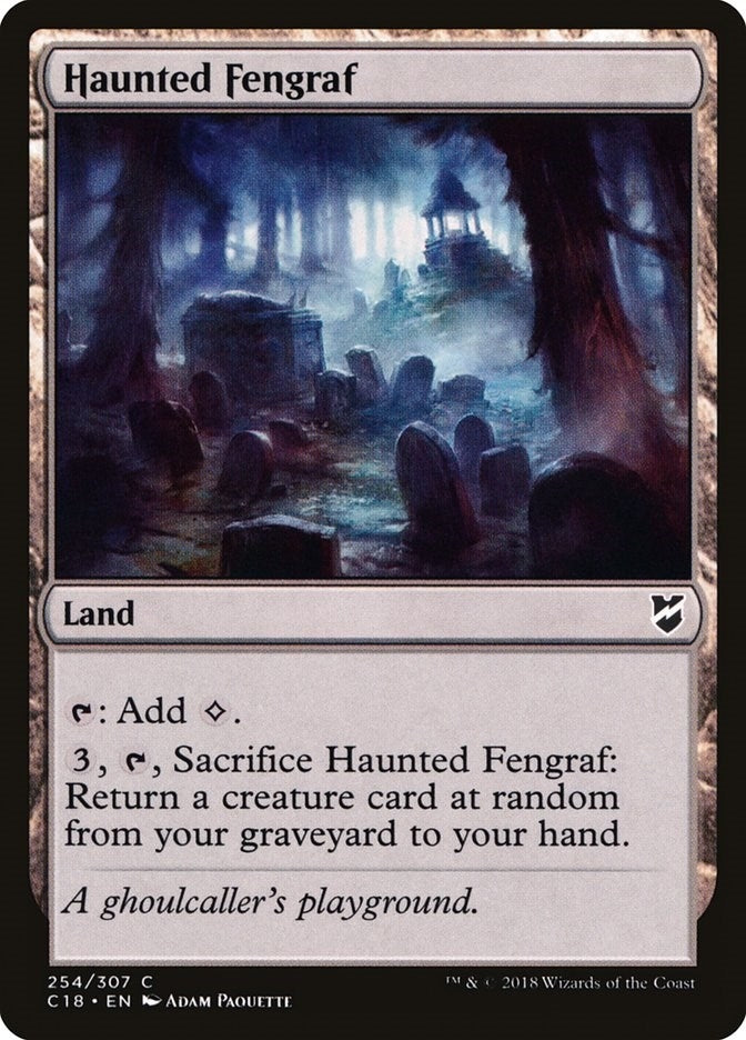 Image for Haunted Fengraf (Commander 2018) (254) - Magic: The Gathering