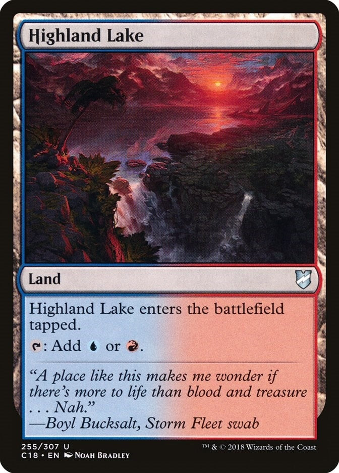 Image for Highland Lake (Commander 2018) (255) - Magic: The Gathering