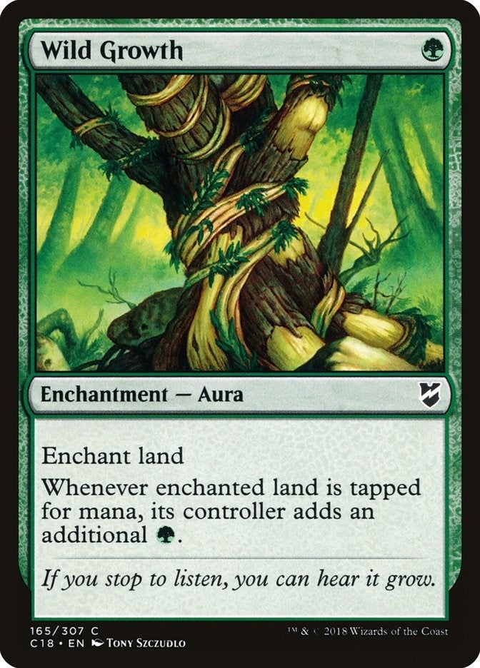 Image for Wild Growth (Commander 2018) (165) - Magic: The Gathering