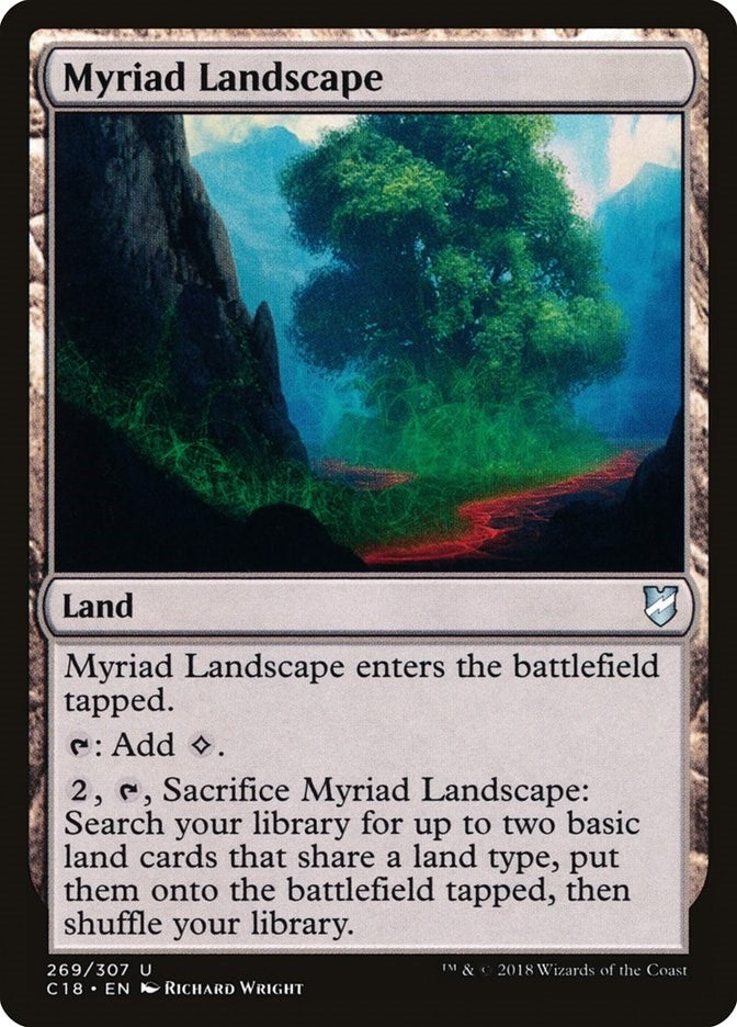 Image for Myriad Landscape (Commander 2018) (269) - Magic: The Gathering