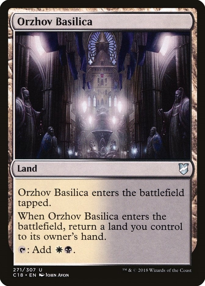 Image for Orzhov Basilica (Commander 2018) (271) - Magic: The Gathering