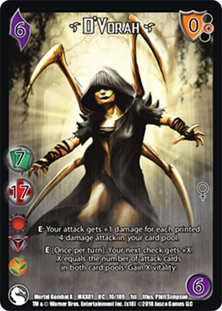 Image for D'Vorah* (Mortal Kombat X) (10) - UniVersus