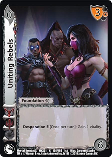 Image for Uniting Rebels (Mortal Kombat X) (108) - UniVersus