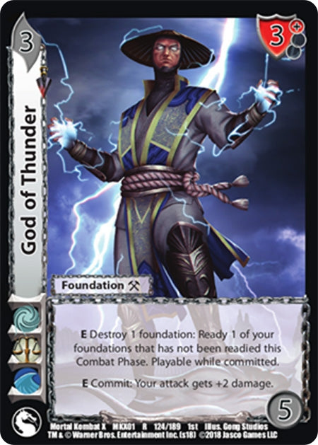 Image for God of Thunder (Mortal Kombat X) (124) - UniVersus