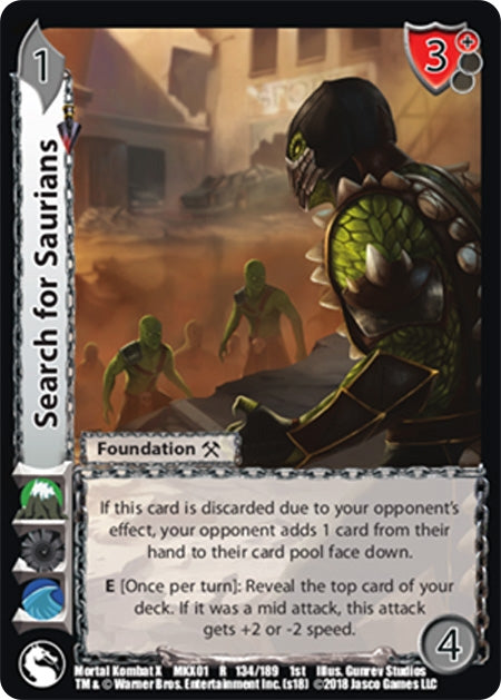 Image for Search for Saurians (Mortal Kombat X) (134) - UniVersus