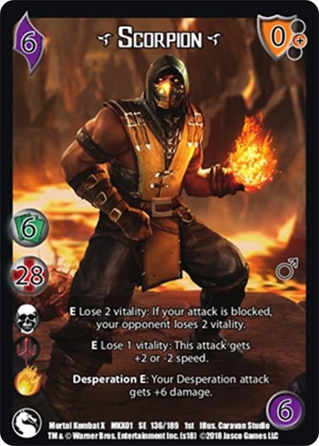 Image for Scorpion* (Mortal Kombat X) (136) - UniVersus