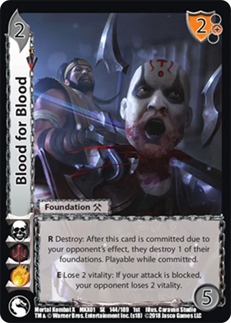 Image for Blood for Blood (Mortal Kombat X) (144) - UniVersus