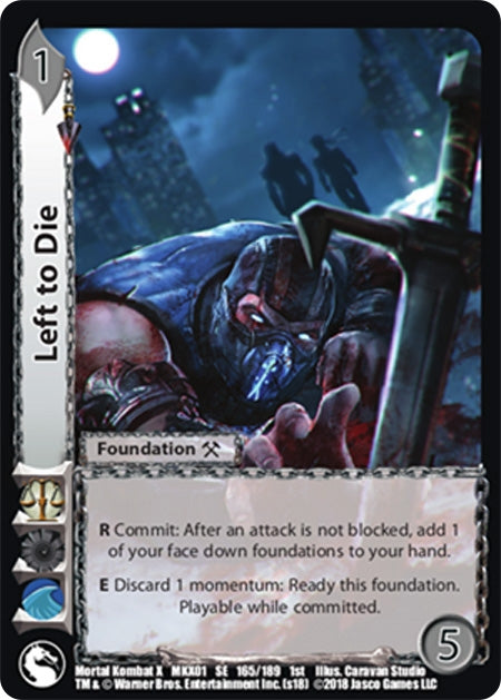Image for Left to Die (Mortal Kombat X) (165) - UniVersus