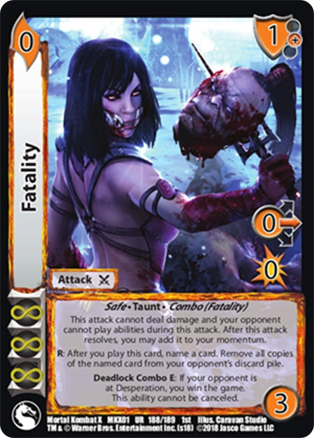 Image for Fatality (Mortal Kombat X) (188) - UniVersus