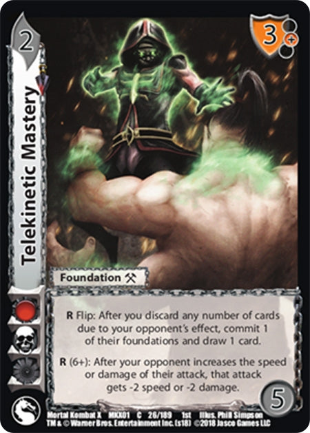 Image for Telekinetic Mastery (Mortal Kombat X) (26) - UniVersus