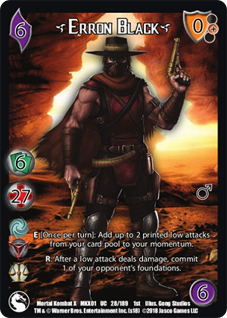 Image for Erron Black* (Mortal Kombat X) (28) - UniVersus