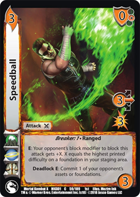 Image for Speedball (Mortal Kombat X) (59) - UniVersus