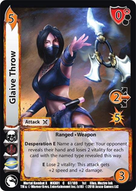 Image for Glaive Throw (Mortal Kombat X) (67) - UniVersus