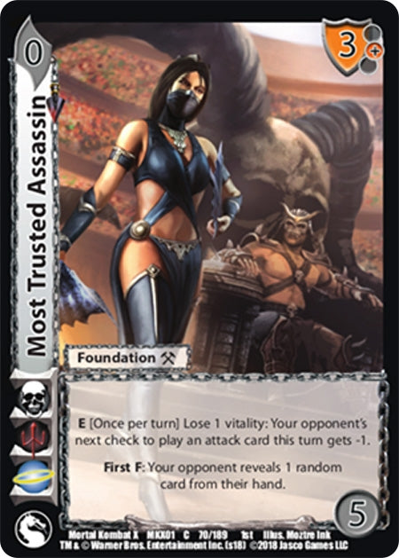 Image for Most Trusted Assassin (Mortal Kombat X) (70) - UniVersus