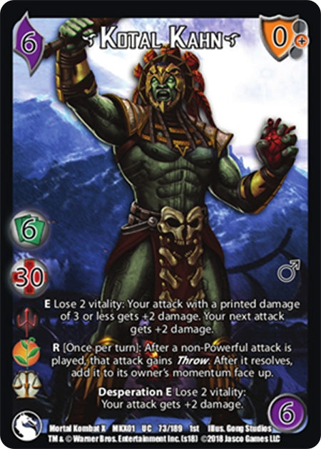 Image for Kotal Kahn* (Mortal Kombat X) (73) - UniVersus