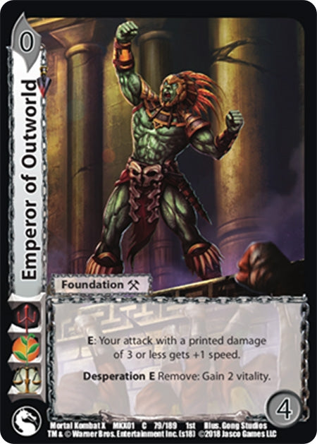 Image for Emperor of Outworld (Mortal Kombat X) (79) - UniVersus