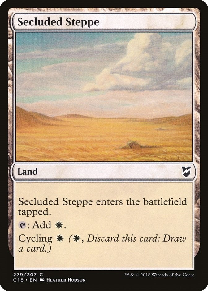 Image for Secluded Steppe (Commander 2018) (279) - Magic: The Gathering