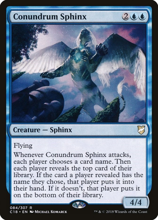 Image for Conundrum Sphinx (Commander 2018) (84) - Magic: The Gathering