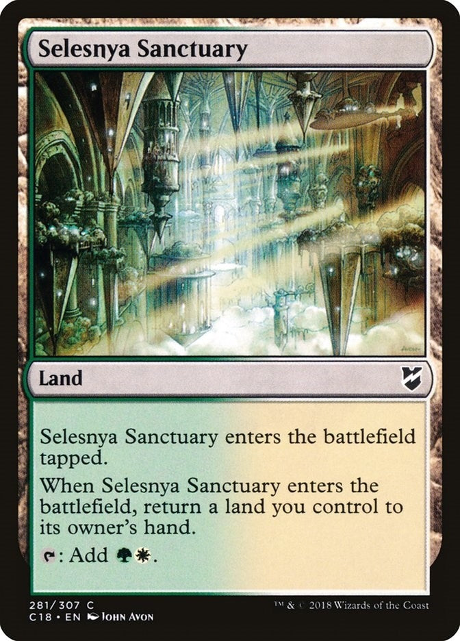 Image for Selesnya Sanctuary (Commander 2018) (281) - Magic: The Gathering