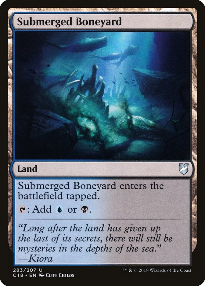 Image for Submerged Boneyard (Commander 2018) (283) - Magic: The Gathering
