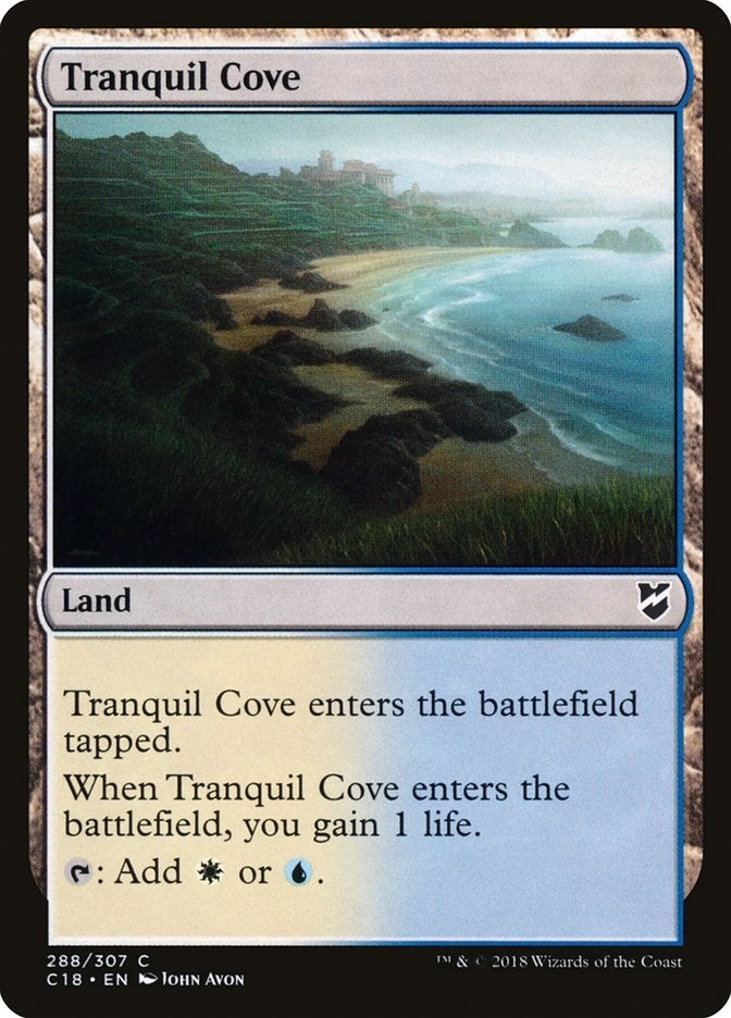 Image for Tranquil Cove (Commander 2018) (288) - Magic: The Gathering