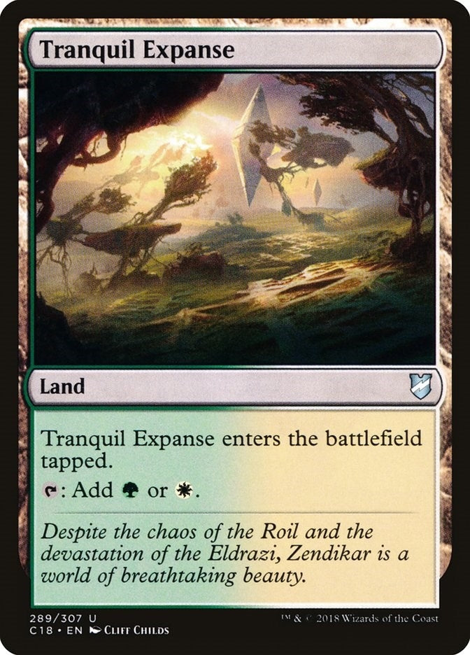 Image for Tranquil Expanse (Commander 2018) (289) - Magic: The Gathering