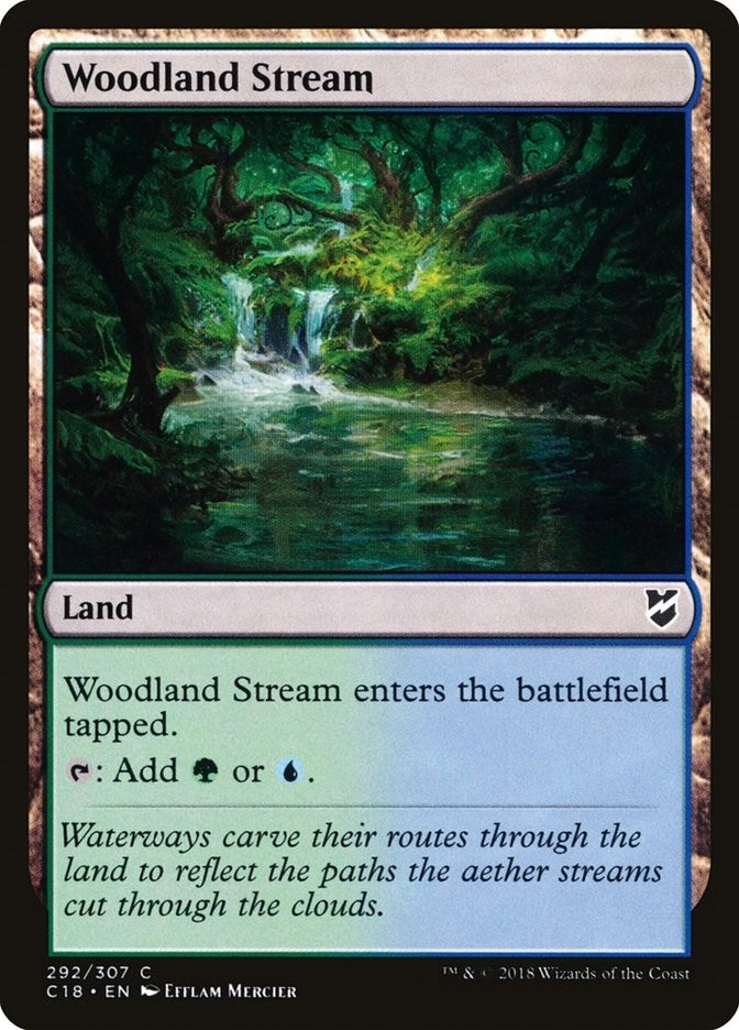 Image for Woodland Stream (Commander 2018) (292) - Magic: The Gathering