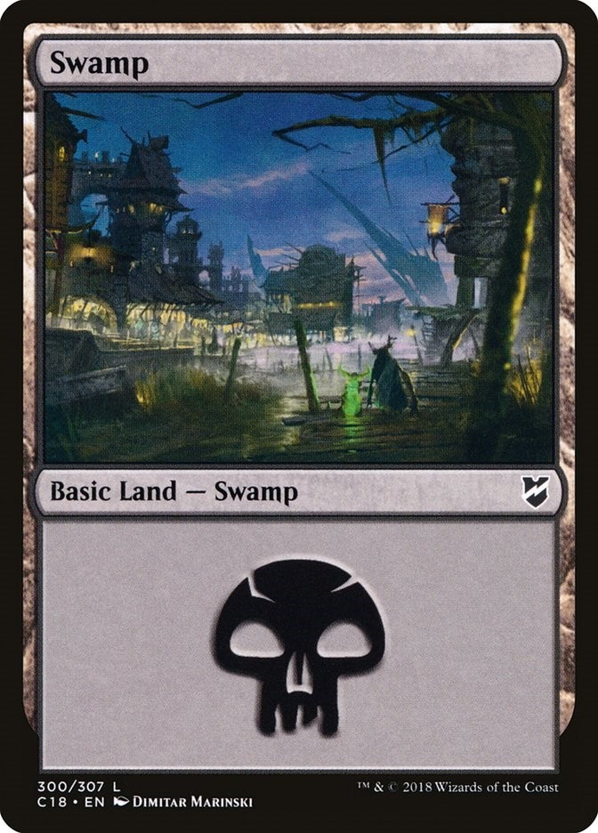 Image for Swamp (300) (Commander 2018) (300) - Magic: The Gathering