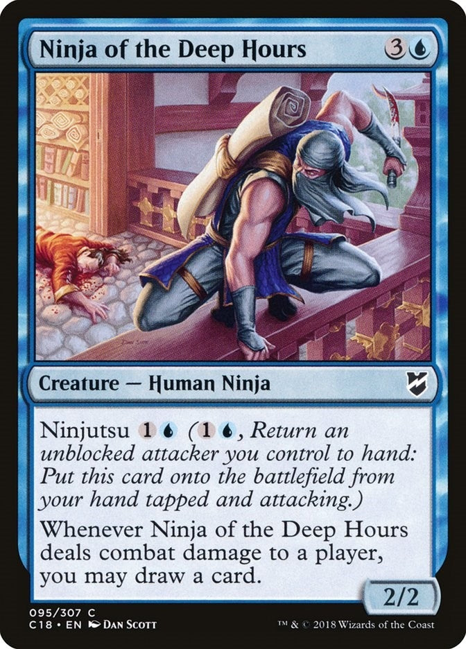 Image for Ninja of the Deep Hours (Commander 2018) (95) - Magic: The Gathering