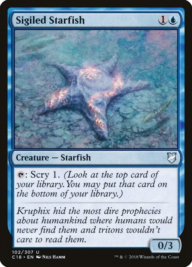 Image for Sigiled Starfish (Commander 2018) (102) - Magic: The Gathering