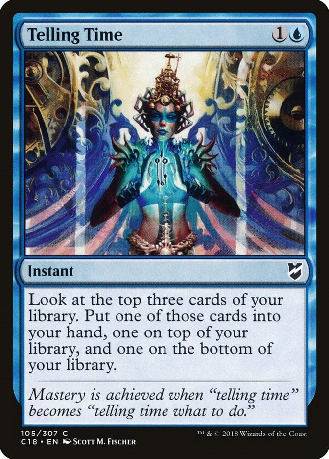 Image for Telling Time (Commander 2018) (105) - Magic: The Gathering