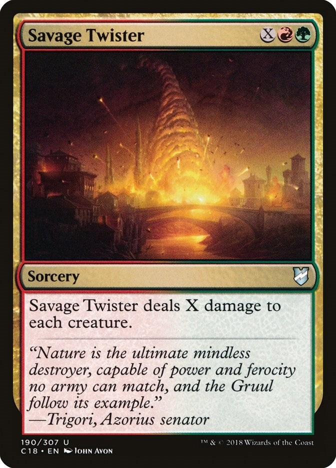 Image for Savage Twister (Commander 2018) (190) - Magic: The Gathering