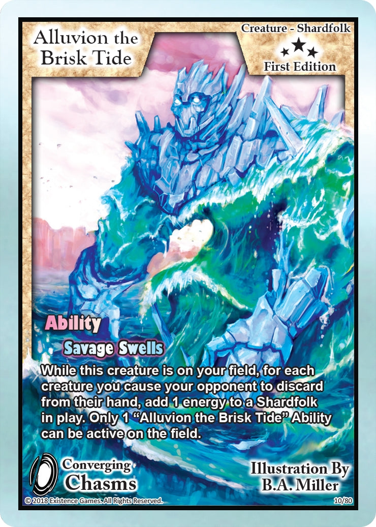 Image for Alluvion the Brisk Tide (Converging Chasms) (10) - Exodus TCG