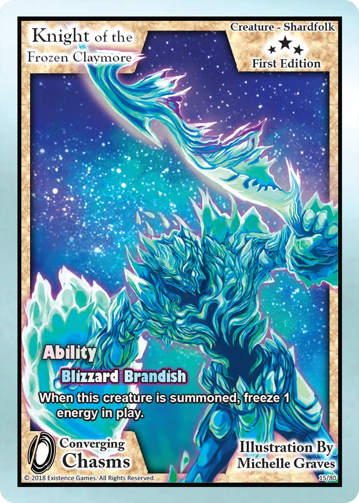 Image for Knight of Frozen Claymore (Converging Chasms) (15) - Exodus TCG