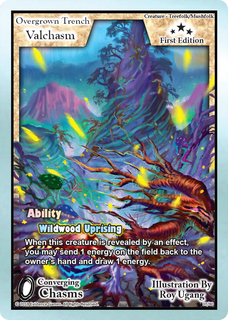 Image for Overgrown Trench Valchasm (Converging Chasms) (17) - Exodus TCG