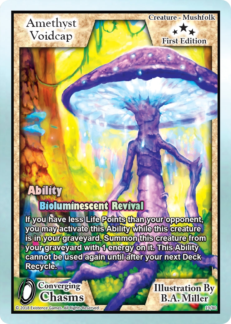 Image for Amethyst Voidcap (Converging Chasms) (19) - Exodus TCG
