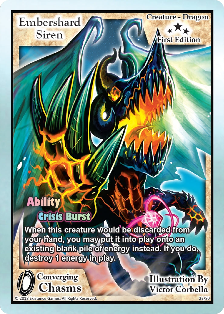 Image for Embershard Siren (Converging Chasms) (22) - Exodus TCG