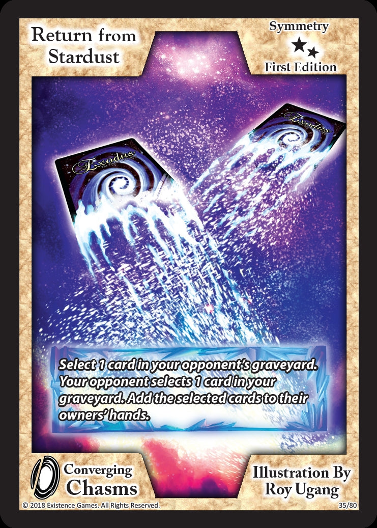 Image for Return from Stardust (Converging Chasms) (35) - Exodus TCG