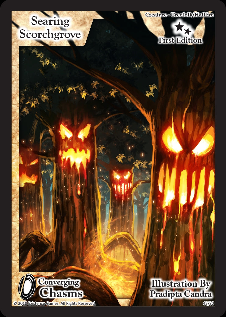 Image for Searing Scorchgrove (Converging Chasms) (45) - Exodus TCG