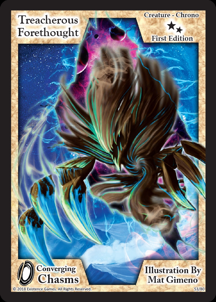 Image for Treacherous Forethought (Converging Chasms) (53) - Exodus TCG