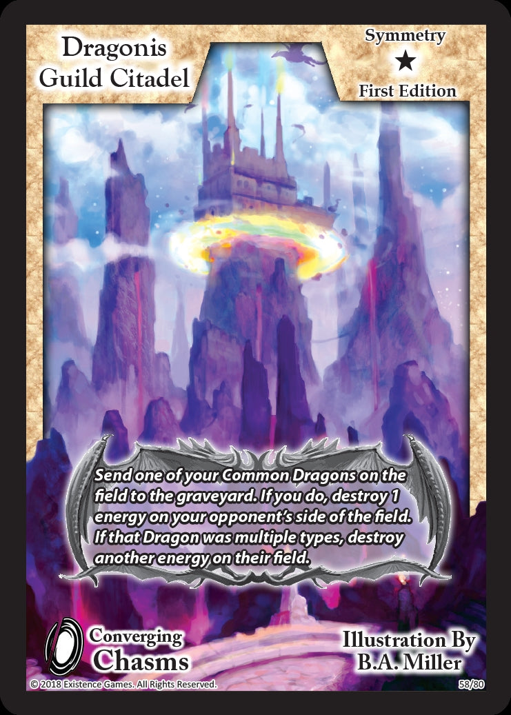 Image for Dragonis Guild Citadel (Converging Chasms) (58) - Exodus TCG
