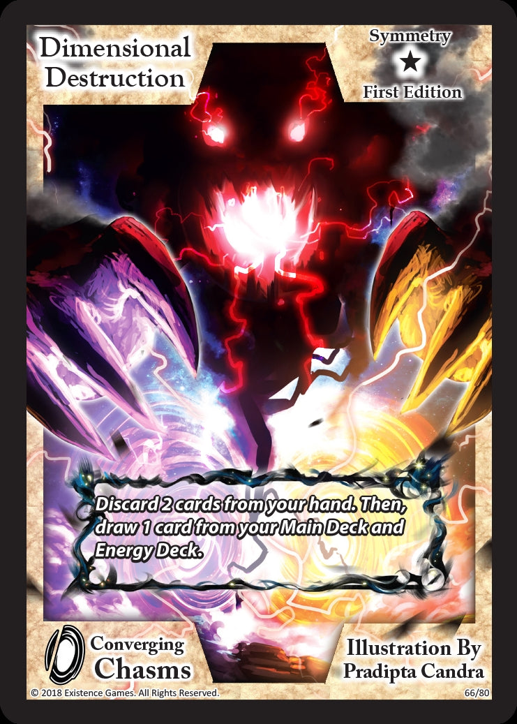 Image for Dimensional Destruction (Converging Chasms) (66) - Exodus TCG
