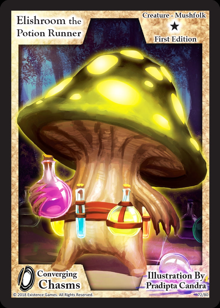 Image for Elishroom the Potion Runner (Converging Chasms) (72) - Exodus TCG