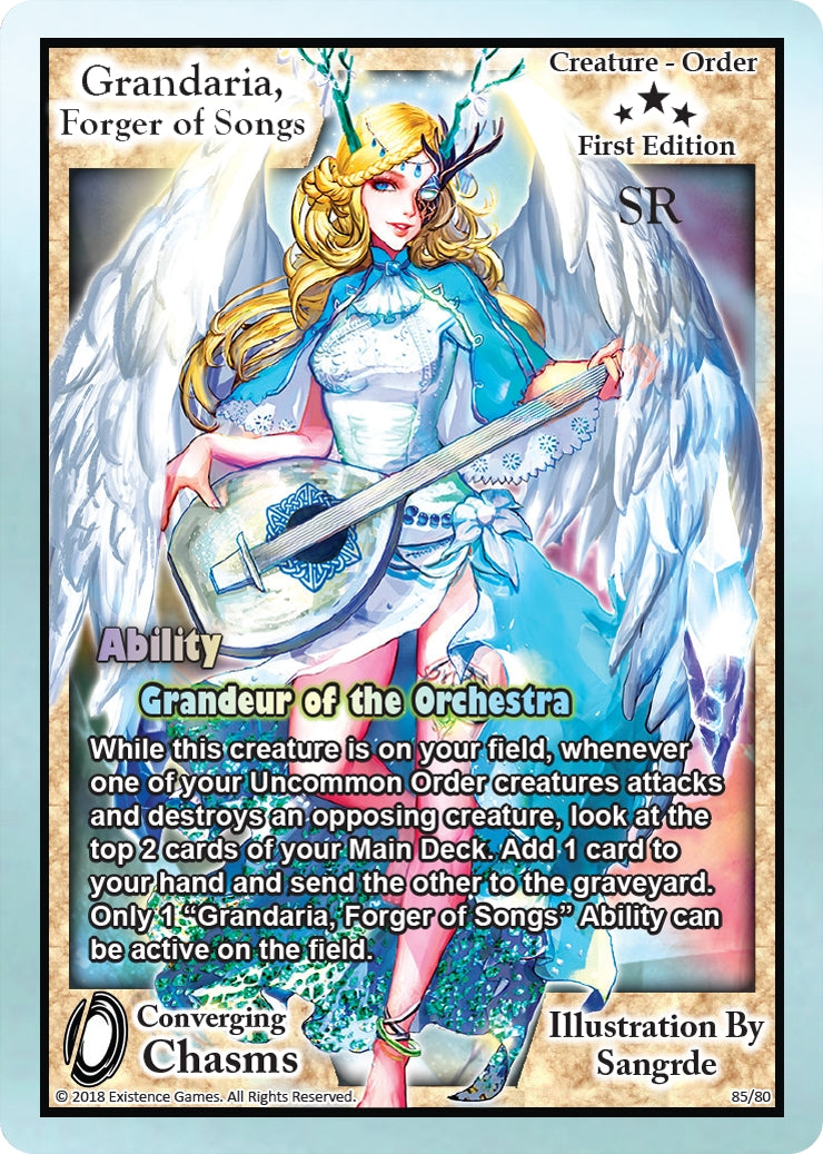 Image for Grandaria, Forger of Songs (Converging Chasms) (85) - Exodus TCG