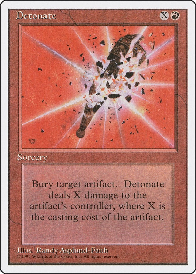 Image for Detonate (Fourth Edition) - Magic: The Gathering