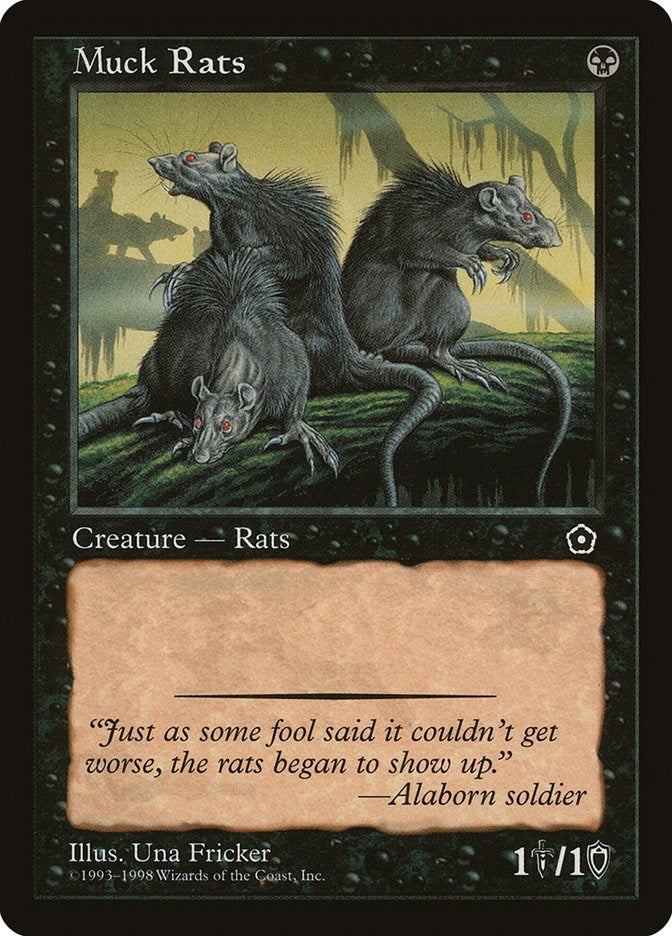 Image for Muck Rats (Portal Second Age) - Magic: The Gathering