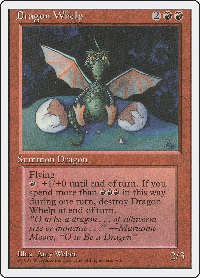 Image for Dragon Whelp (Fourth Edition) - Magic: The Gathering