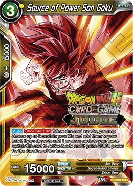 Image for Source of Power Son Goku (Judge Promotion Cards) (P-053) - Dragon Ball Super: Masters